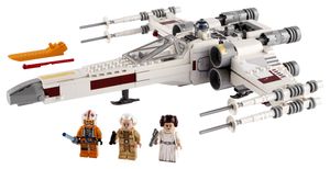 LEGO 75301 Star Wars Luke Skywalkers X-Wing Fighter Spielzeug mit Prinzessin Leia und Droide R2-D2 als Figur