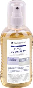 Hautschutzspray PHYSIO UV 50 SPRAY 200 ml wasserfest,fettfrei 200ml Pumpflasche