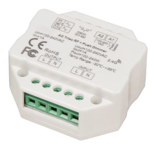 Tast-Dimmer McShine "TD-24", LED-geeignet, max. 240W, 230V, passend für UP-Dose