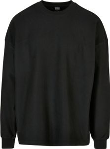 Pánská mikina Urban Classics Rib Terry Boxy Crew black - 5XL
