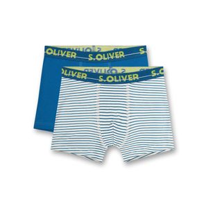 s.Oliver Jungen Shorts - 2er Pack, Pants, Unterhose, Cotton Stretch Petrol 104