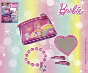 Barbie haarschmuck-Set mit Tasche 5-teilig rosa