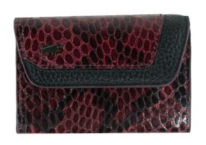 Braun Büffel Leder Schlüsselmäppchen Luise Mini Key Case Wallet Burgundy violett mehrfarbig