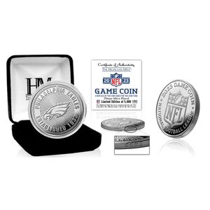 NFL Philadelphia Eagles 2023 Game Coin (39mm) Münze, silber