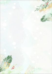 SIGEL DP481 Weihnachts-Motiv-Papier "Christmas Forest Watercolor" - blau, grün, gold - 90 g/m² - A4 - 100 Blatt SIGEL DP481 Weihnachts-Motiv-Papier "Christmas Forest Watercolor" - blau, grün, gold - 90 g/m² - A4 - 100 Blatt