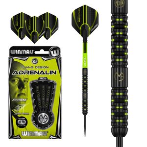 HF Winmau Steeldarts MvG Adrenalin 24 Gramm Hellgrün 24gr