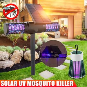 Outdoor Solar Moskito Killer Lampe Elektrische Bug Zapper Wasserdicht Insektenfalle Anti Moskito Licht Garten Rasen Moskito-Falle