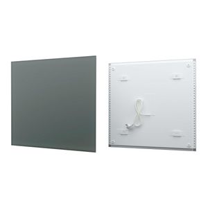 Fenix Infrarotheizung ECOSUN Graphite 300 Watt (58,5 x 58,5 x 3,9cm), für Bad, Wohnraum, Schlafzimmer - Oberfläche aus Glas