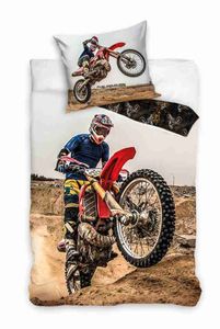 Motocross Bettwäsche 135 x 200 cm