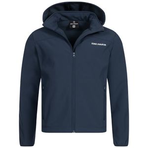 L KJ-54|KIRKJUBØUR "Hestur" Herren Softshell Jacke 10.000 mm Wassersäule blau