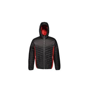 Herren Lake Placid Insulated Jacket - Farbe: Black/Classic Red - Größe: M