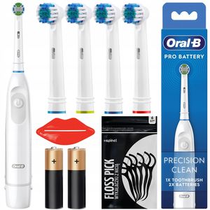 Oral-B Pro DB5 Elektrische Zahnbürste Weiß + 4 Ersatzaufsätze