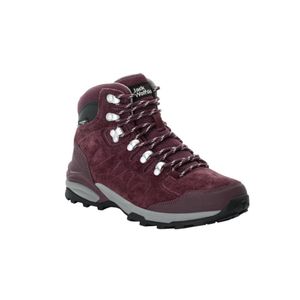 Jack Wolfskin Refugio Tex. Mid W Sportschuhe Herren Wanderschuh Rot, Schuhgröße:EUR 40 | UK 6.5