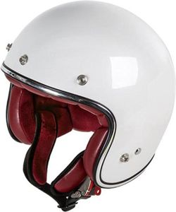 Gari G02x Fiberglass Jethelm Weiß XS Weiß XS