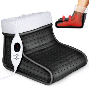 sinnlein Fußwärmer Anthrazit mit 6 Temperaturstufen & Timer | Fußheizung elektrisch | Überhitzungsschutz & Abschaltautomatik