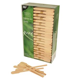 PAPSTAR Rührstäbchen "pure" Länge 130 mm aus Holz 1.000 Stück