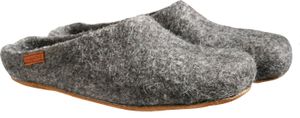 Magicfelt plstené papuče 713 - Dámske a pánske papuče zo 100 % panenskej vlny z kamennej ovce sivej farby ,38
