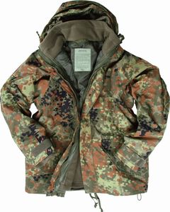Kurtka MIL-TEC ochrona przed wilgocią z polarem kurtka flecktarn 3w1 XL
