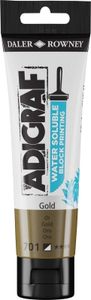 Daler Rowney Adigraf Block Printing Water Soluble Colour Farba do linorytu Gold 59 ml