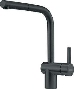 Franke Atlas Neo Küchenarmatur mit Zugauslauf, Schwarz gebürstet 115.0550.427