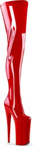 BEYOND-4000 Damen Boots von Pleaser, Rot  , EU 41, US 11