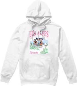 Disney - "Les Alpes" Kapuzenpullover für Herren TV4765 (M) (Weiß)