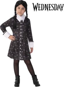 Streda kostým Wednesday Addams Halloween šaty pre deti, veľkosť:8- 10 rokov