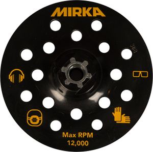 MIRKA Schleifteller für Poliermaschine PS1437 Ø 125 mm 17-Loch Klett (1 St)