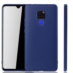Huawei Mate 20 Handyhülle Schutzcase Backcover Tasche Hülle Case Bumper Blau