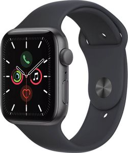 Apple Watch SE (1. generácia) 40 mm (A2351) Vesmírne sivé Alu športový remienok čierny GPS Neuwertig