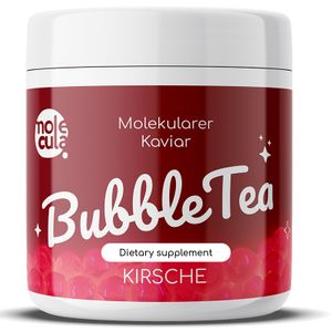 Popping Boba I Molekularer Kaviar Bubble Tea, Bubbles, Bubble tea Perlen 800g I Kirsche