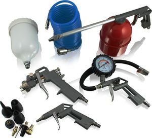 13 tlg Bituxx  Druckluft Zubehör Set für Kompressor Sprühpistole Reifendruck MS-14460