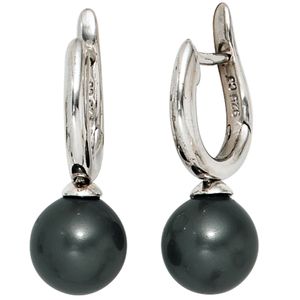 JOBO Creolen 925 Sterling Silber rhodiniert Ohrringe JOBO Creolen 925 Sterling Silber rhodiniert Ohrringe