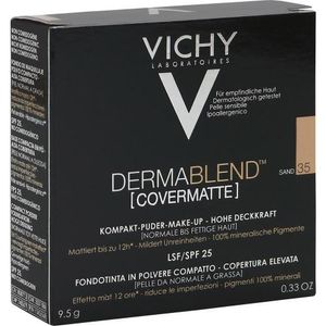 Vichy Creme Dermablend Covermatte Compact Powder Foundation Sand 35