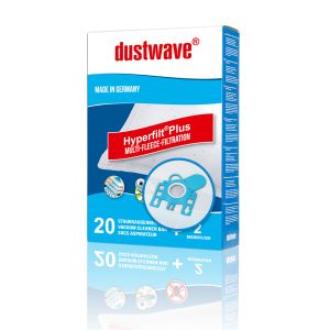 20 Staubsaugerbeutel + 2 Filter passend für MIELE S 8340 PowerLine/Ecoline,   Germany von dustwave® ähnlich wie Original-Beute...