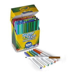 Marker-Set Super Tips Crayola (100 uds)