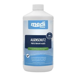 6x 1L mediPOOL Algenschutz Swimmingpool-Wasser Algenwachstum verhindern