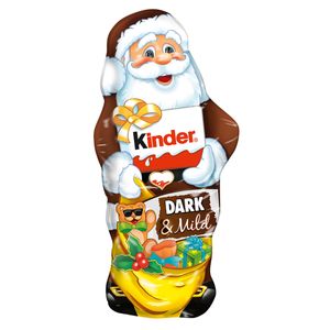 Ferrero Kinder Hohlfigur Weihnachtsmann in dunkler Schokolade 110g