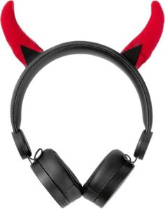 Nedis On-Ear-Kopfhörer mit Kabel | 3.5 mm | Seillänge: 1.20 m | 85 dB | Red / Schwarz NE550712277
