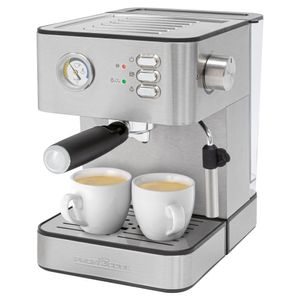 ProfiCook Espressoautomat PC-ES 1209 Edelstahlgehäuse, 20 bar