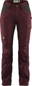 FJÄLLRÄVEN Kaipak Trousers Curved W 356-030 Dark Garnet-Dark Grey 40