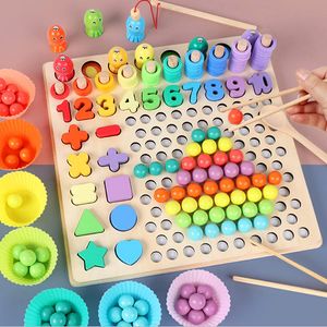 Montessori Mathe Spiel Lernbox mit Multifunktionen Zahlen Rechnen Geschenk SET 