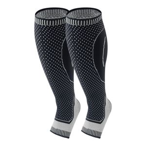 Abtel 1/2 Stk. Wadenbein Gym Kompressionshülse Socke Shin Splint Support Wrap Brace Schmerzlinderung,Farbe: Grau,Größe:M #2