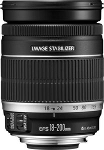 Canon 18-200 mm / F 3.5-5.6 EF-S IS Extremzoom fÃ1/4r Canon EF / EF-S Spiegelreflexkameras, F3,5 (W) - F5,6 (T), Bildstabilisator, Autofokus, 72 mm Filterdurchmesser, 595 g