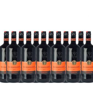 Rotwein Pfalz Dornfelder Qualitätswein lieblich  (12 x 1,0l)
