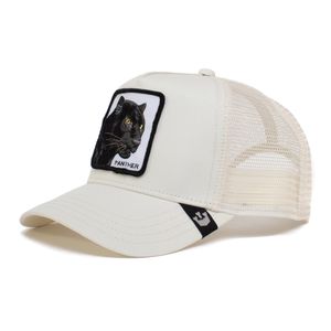 GOORIN BROS. Uni Trucker Cap - Kappe, Front Patch, One Size The Panther white