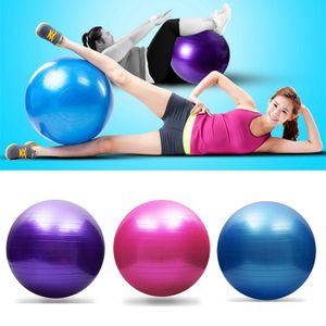Gymnastikball Anti-Burst Sport Balance Yoga Ball mit Pumpe für Pilates Geburt Fitness Gym Workout Training Physiotherapie Fitness Yoga Ball 25cm,Lila