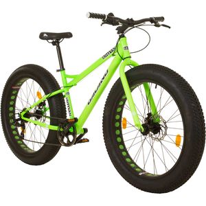 Galano Mountainbike Fatman 26' MTB Fatbike Fat Bike Fahrrad Hardtail, Farbe:neon grün