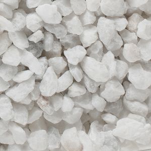 Natursteine, 1 - 4 mm, 1 kg Weiß