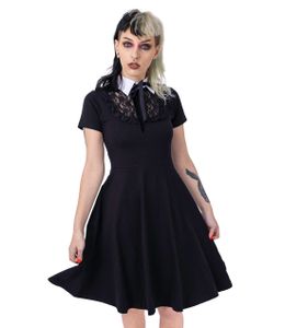 Heartless Kleid Serein Dress Gothic Cosplay Spitze Ausschnitt Kragen Minikleid